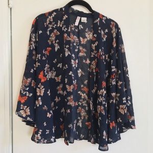 Butterfly kimono shrug from Target